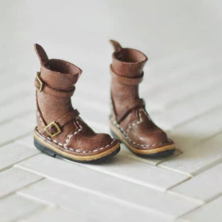BJD Shoes Cute Short leather Boots for BLYTHE OB24 OB22 OZS Size Ball-jointed Doll