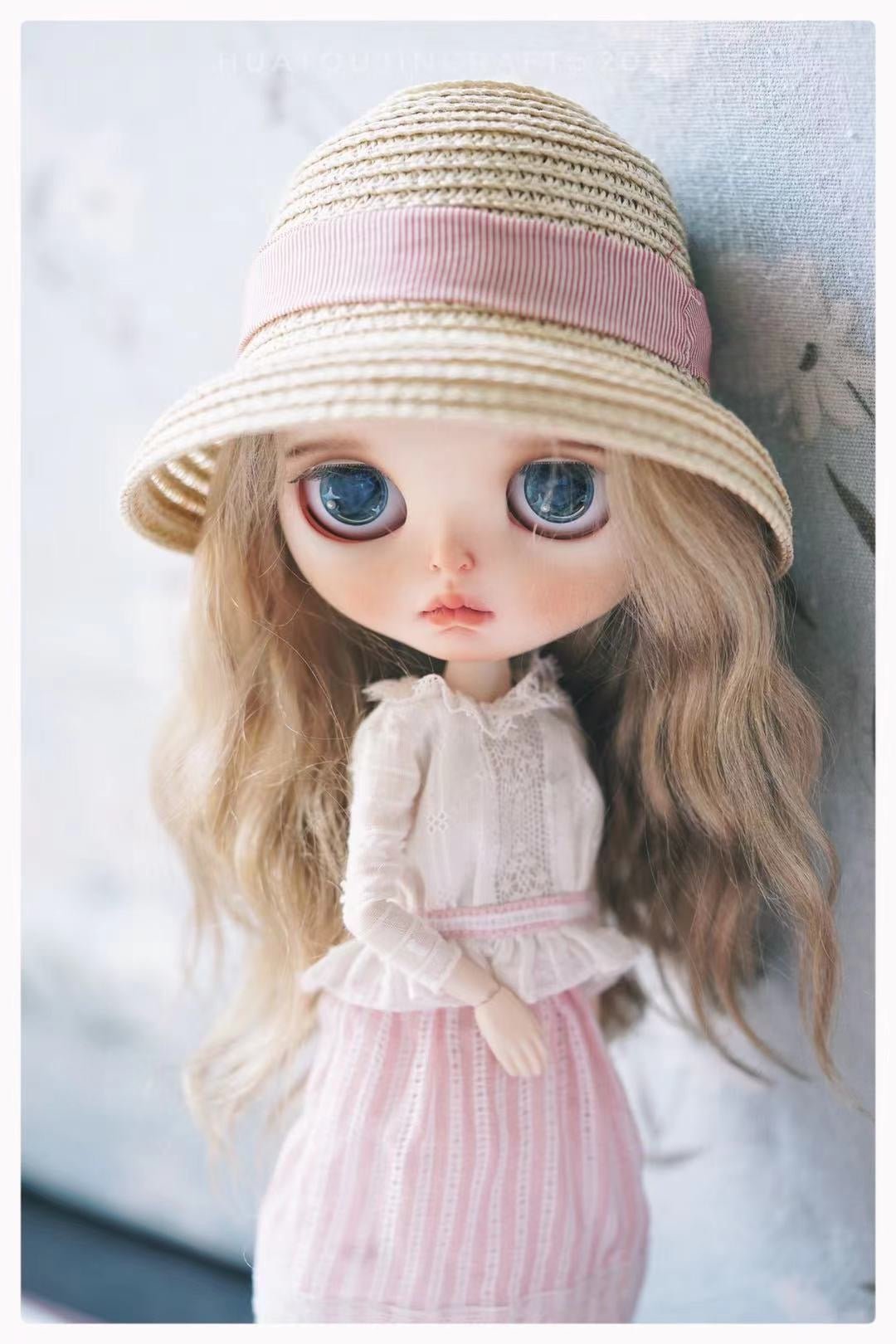 BLYTHE DOLL cloth Dress sewing pattern , Dolls clothes pattern and tutorial, Clothes sewing pattern for stuffies,BLYTHE DOLL cloth raw material DRESS 03 - 图片 4