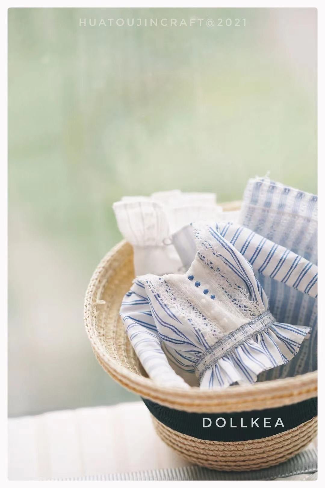 BLYTHE DOLL cloth Dress sewing pattern , Dolls clothes pattern and tutorial, Clothes sewing pattern for stuffies,BLYTHE DOLL cloth raw material DRESS 03 - 图片 5