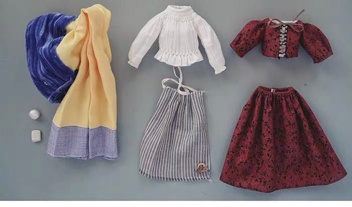 BLYTHE DOLL Pearl Maiden cloth raw material DRESS 04 - 图片 3