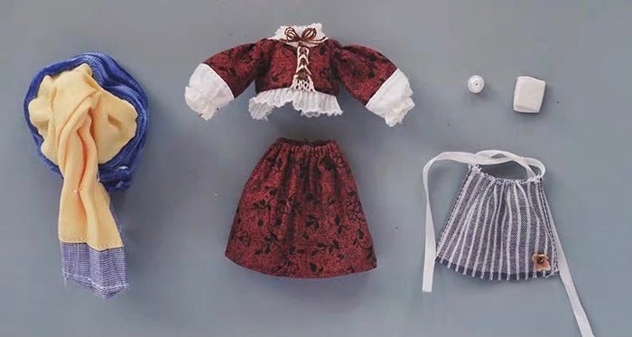 BLYTHE DOLL Pearl Maiden cloth raw material DRESS 04 - 图片 4