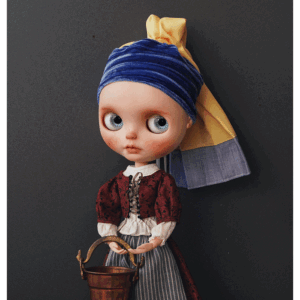 BLYTHE DOLL Pearl Maiden cloth raw material DRESS 04