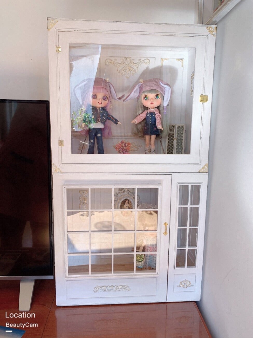 Blythe BJD dollhouse SHOW ROOM for blythe/ bjd DOLL SHOWCASE/DISPLAYCASE/CARRYCASE010