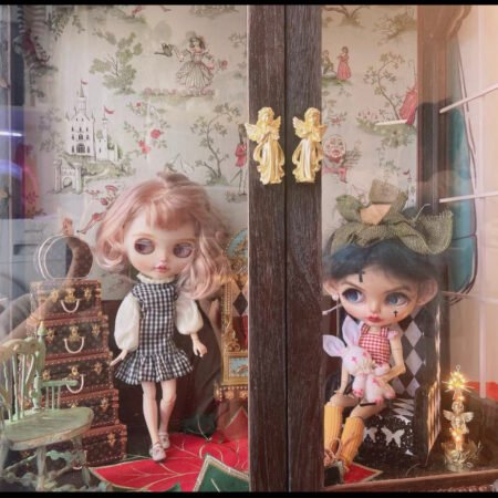 Blythe BJD dollhouse SHOW ROOM for blythe/ bjd DOLL SHOWCASE/DISPLAYCASE/CARRYCASE09