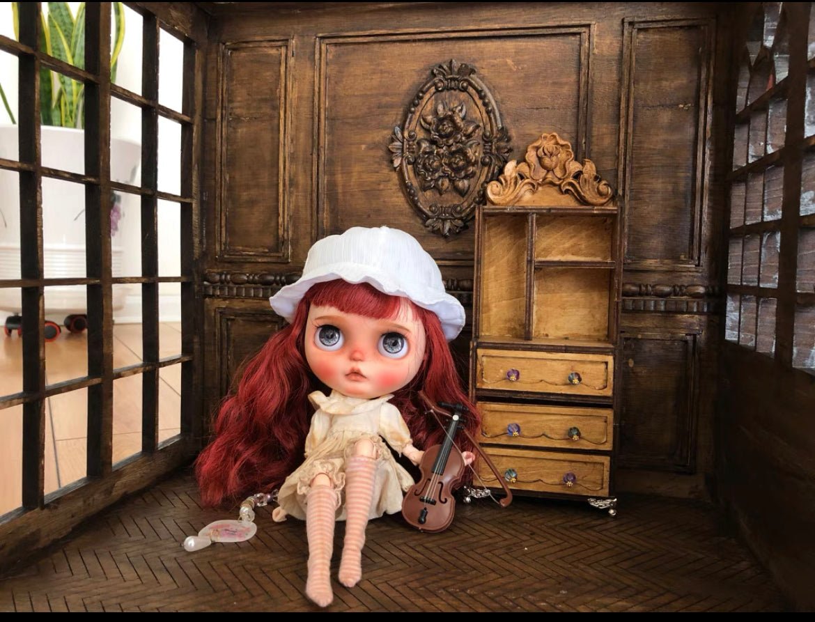Blythe BJD dollhouse SHOW ROOM for blythe/ bjd DOLL SHOWCASE/DISPLAYCASE/CARRYCASE010 - 图片 4