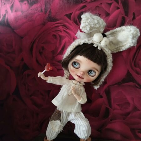 Happy Easter 2024 Handmade hat for Blythe,BJD 1/6 Doll Cl 03