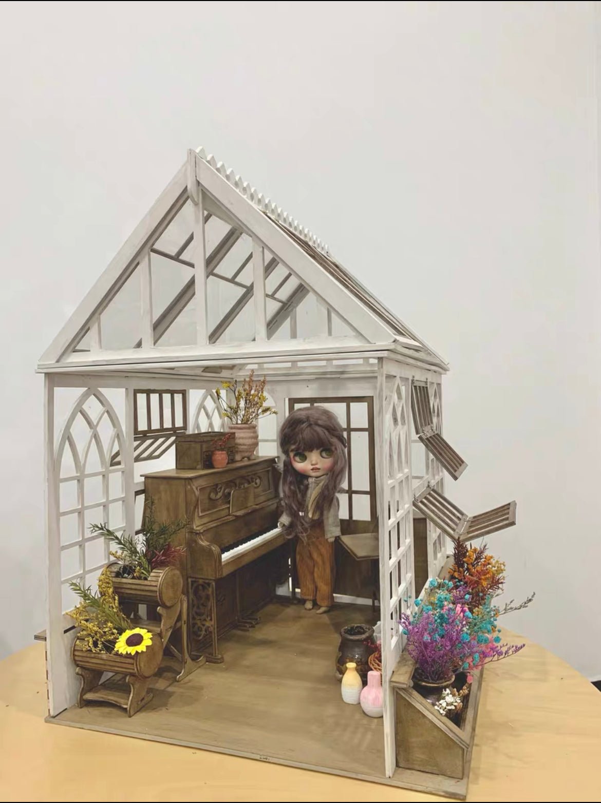 BLYTHE BJD DOLLHOUSE SHOW ROOM FOR BLYTHE/BJD DOLL SHOWCASE/DISPLAYCASE/CARRYCASE010
