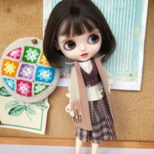 Blythe doll pdf cloth Dress sewing pattern , Dolls clothes pattern and tutorial, Clothes sewing pattern for stuffies011