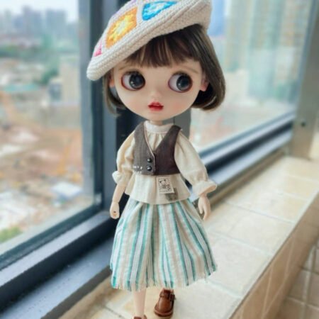 Blythe doll pdf cloth Dress sewing pattern , Dolls clothes pattern and tutorial, Clothes sewing pattern for stuffies010