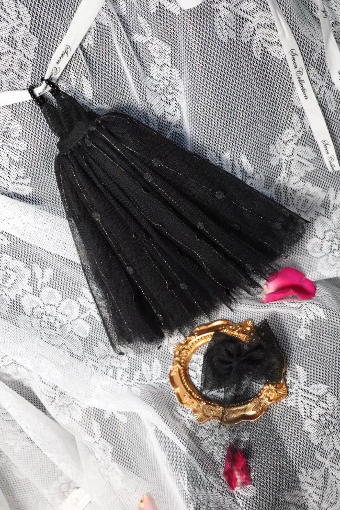 White Long Dress Night Dress for Blythe,BJD 1/6 Doll Clothes Customized 06 - 图片 2