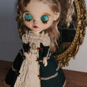 Long Dress Night Dress for Blythe,BJD 1/6 Doll Clothes Customized 011