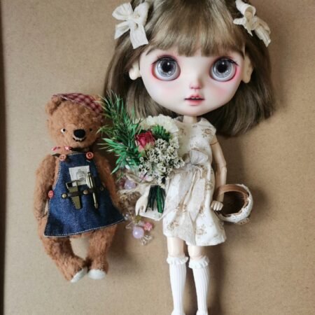 Halloween Long Dress Night Dress for Blythe,BJD 1/6 Doll Clothes Customized 020