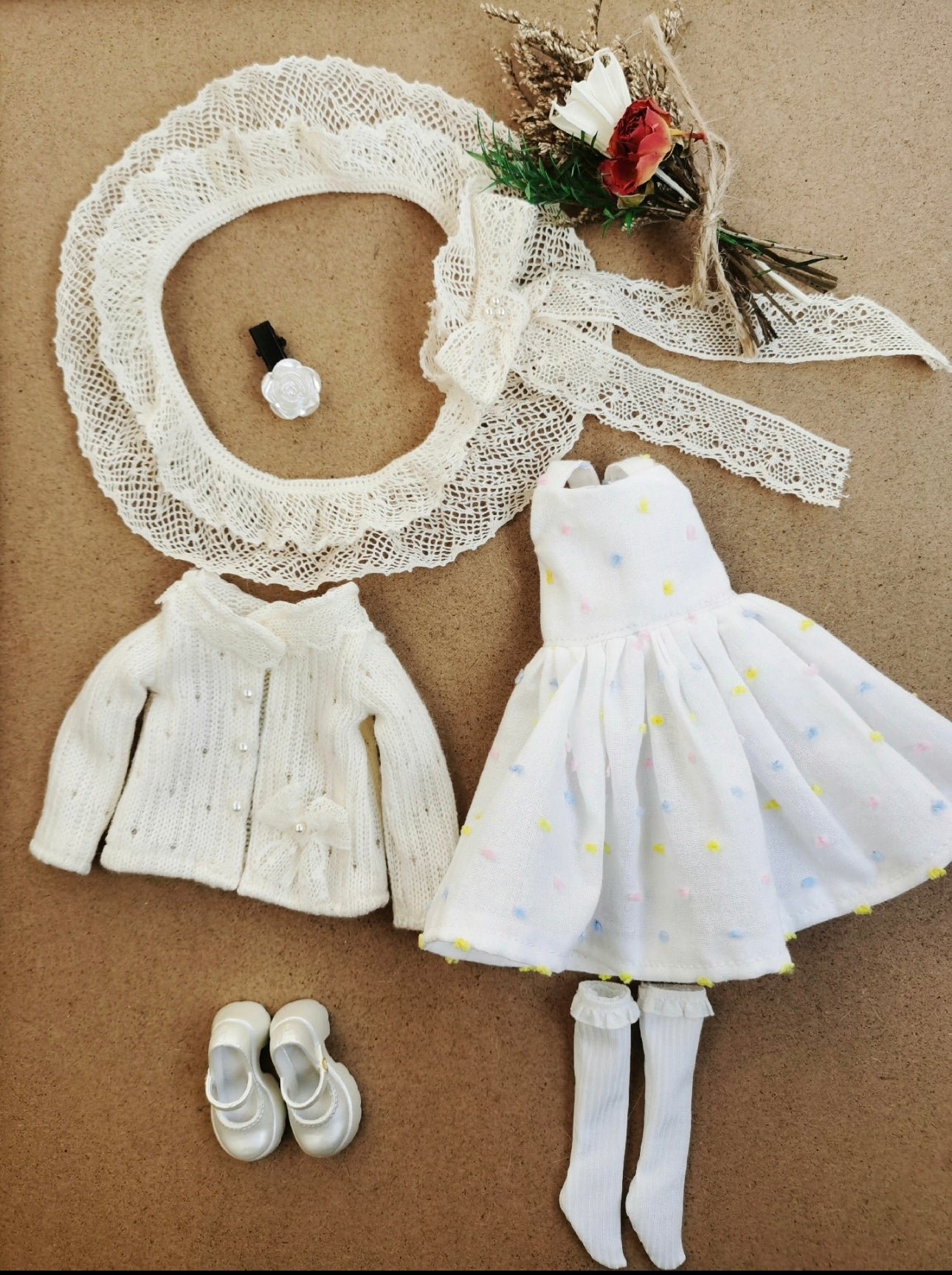 Long Dress Outfit for Blythe,BJD 1/6 Doll Clothes Customized 017 - 图片 2