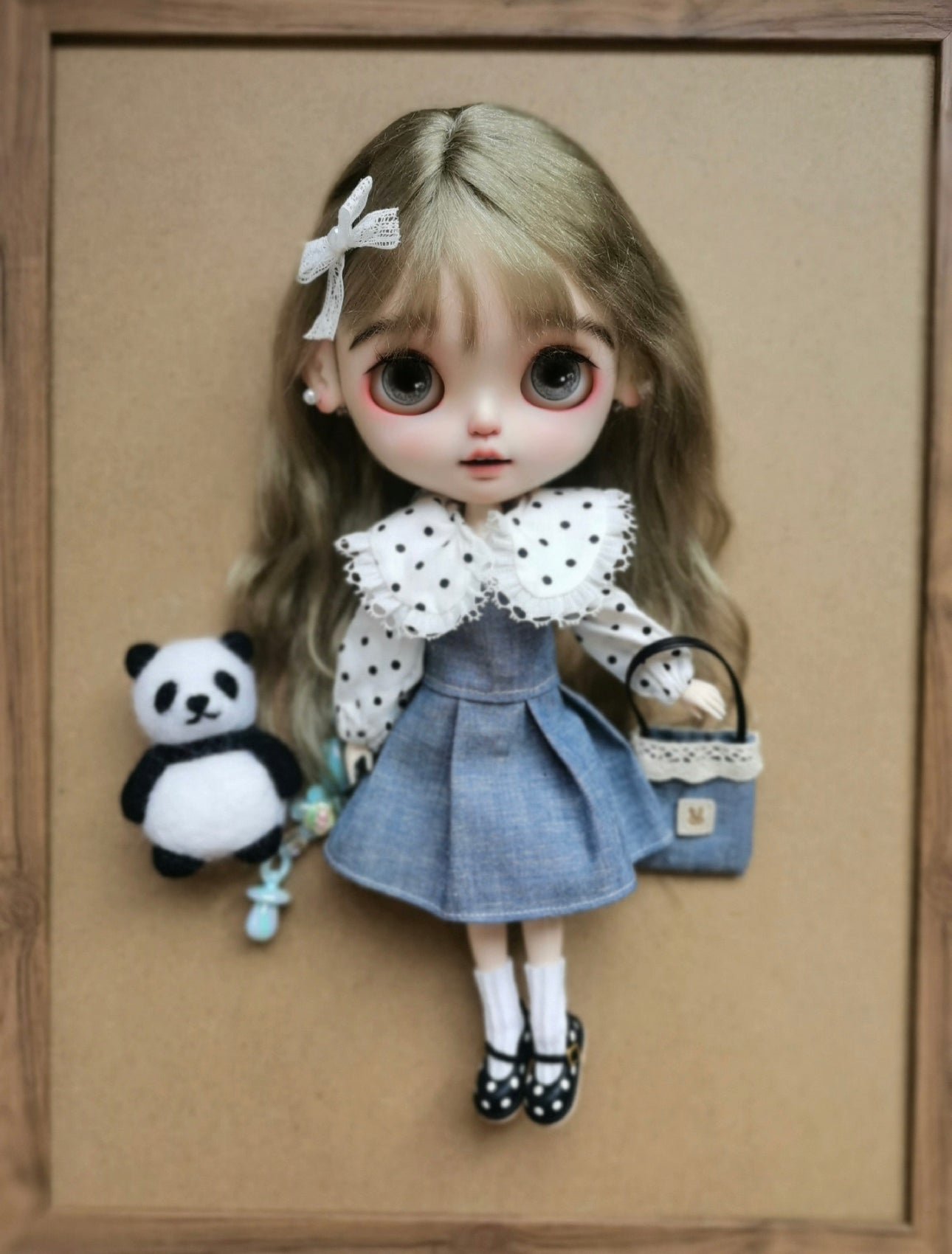 Handmade Dress Outfit for Blythe,BJD 1/6 Doll Clothes Customized 015