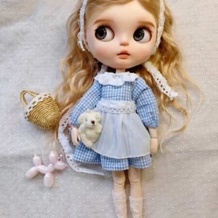 Handmade Long Dress Outfit for Blythe,BJD 1/6 Doll Clothes Customized 013