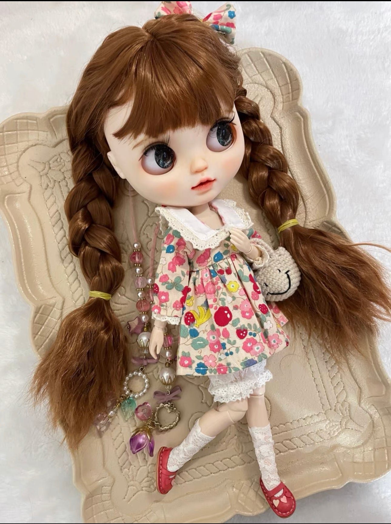Handemade Dress for Blythe,BJD 1/6 Doll Clothes Customized 013