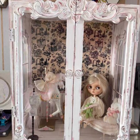 Cozy Warm House Blythe Doll Diorama,dollhouse,Room Box1/6 bjd 010