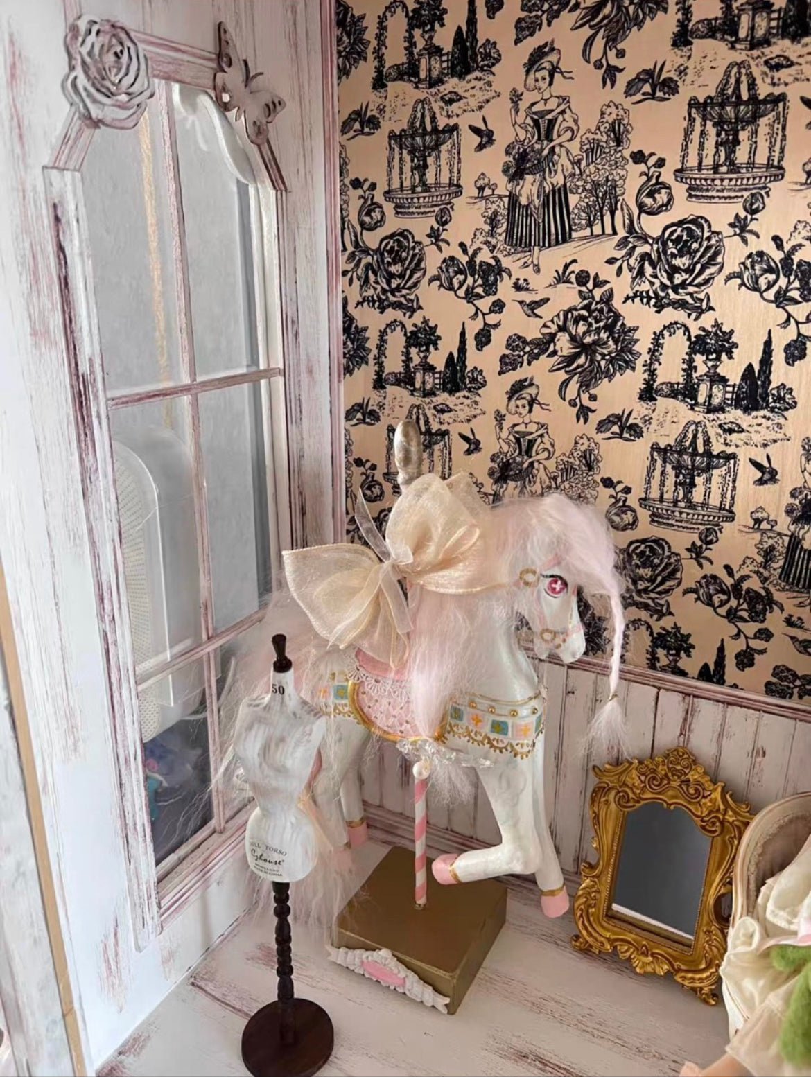 Cozy Warm House Blythe Doll Diorama,dollhouse,Room Box1/6 bjd 010 - 图片 3