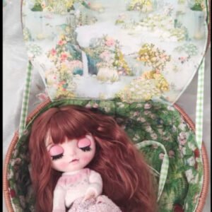 BLYTHE BJD Doll Handcrafted Handmade SHOWCASE/DISPLAYCASE/CARRYCASE FOR 1/6 BJD BLYTHE DOLL03 29CM*26CM*12CM