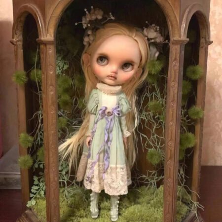 Blythe BJD DOLLHOUSE SHOW ROOM OB 11 BJD BLUYTHE DOLL SHOWCASE/DISPLAYCASE/CARRYCASE WITH 3 SIZE 03