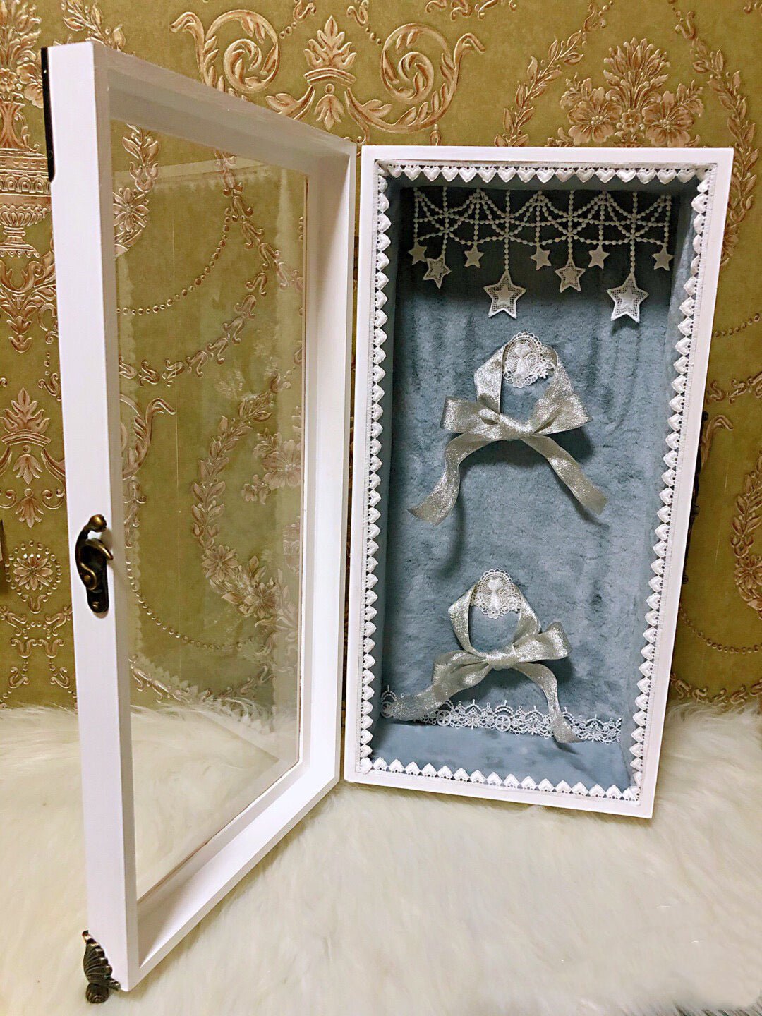 Blythe/BJD dollhouse dioramaroom French room box DOLLSHOWCASE/DISPLAYCASE/CARRYCASE for 12" blythe dolls 1:6 BJD/BARBIE/MONSTERHIGH DOLLS10 - 图片 3