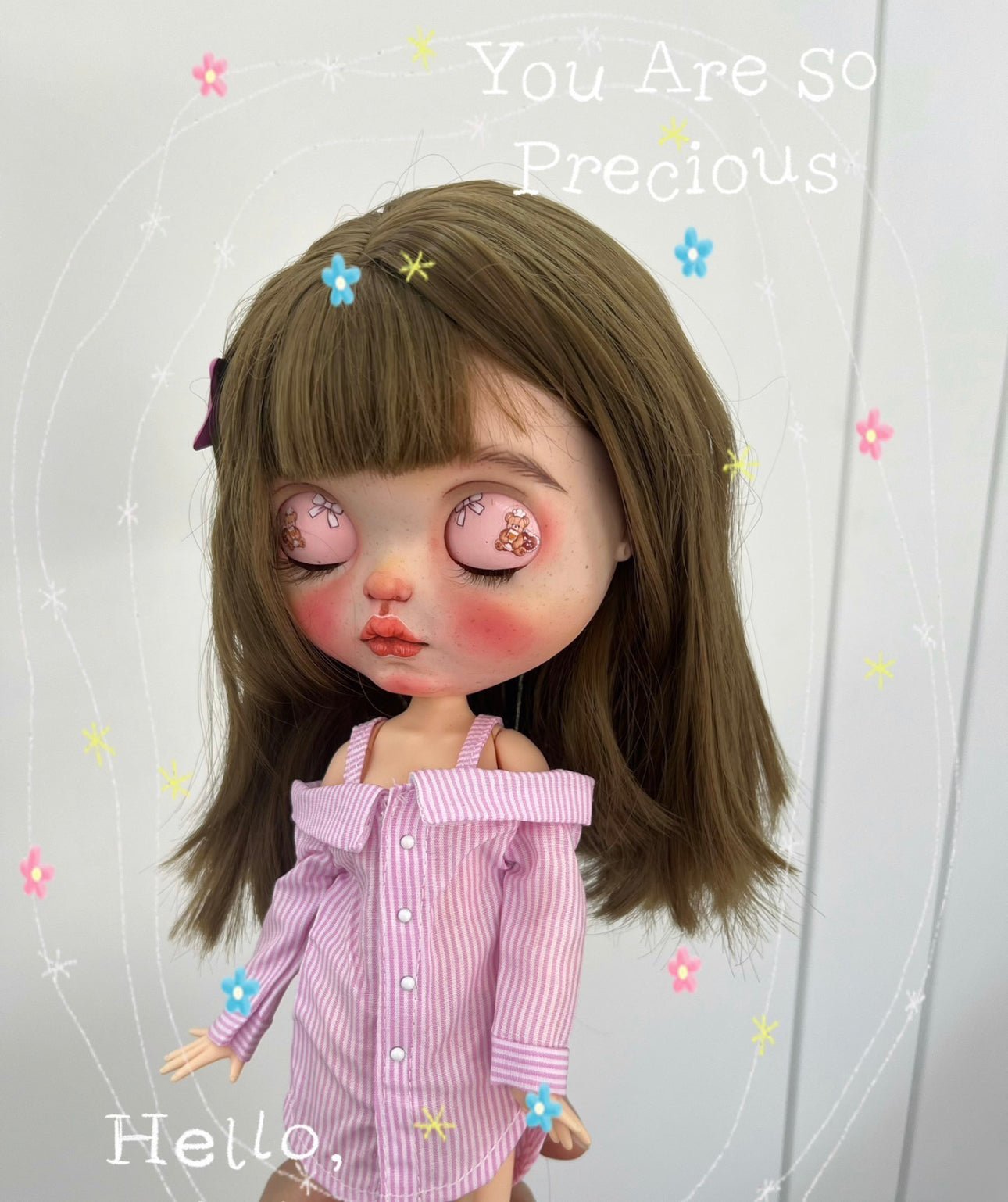 Custom Blythe Doll 2024 OOAK Blythe Limited -Art Doll 061 - 图片 5